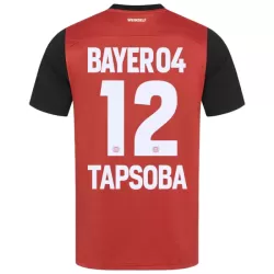 Bayer Leverkusen Edmond Tapsoba 12 Fotbollströja Hemma 2024/25 Bayer Leverkusen Edmond Tapsoba 12 Fotbollströja Hemma 2024/25