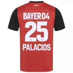 Bayer Leverkusen Exequiel Palacios 25 Fotbollströja Hemma 2024/25 Bayer Leverkusen Exequiel Palacios 25 Fotbollströja Hemma 2024/25