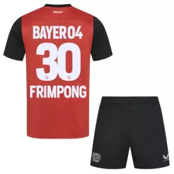 Bayer Leverkusen Jeremie Frimpong 30 Fotbollströja Barn Hemma 2024/25 Bayer Leverkusen Jeremie Frimpong 30 Fotbollströja Barn Hemma 2024/25