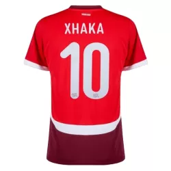 Schweiz Xhaka 10 Fotbollströja Hemma EM 2024 Schweiz Xhaka 10 Fotbollströja Hemma EM 2024