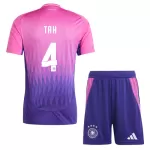 Tyskland Tah 4 Fotbollströja Barn Borta EM 2024