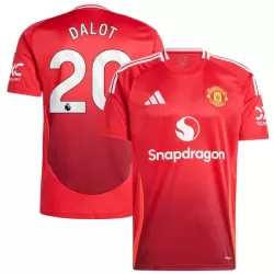 Manchester United Dalot 20 Fotbollströja Hemma 2024/25 Manchester United Dalot 20 Fotbollströja Hemma 2024/25
