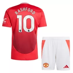 Manchester United Rashford 10 Fotbollströja Barn Hemma 2024/25 Manchester United Rashford 10 Fotbollströja Barn Hemma 2024/25