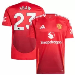 Manchester United Shaw 23 Fotbollströja Hemma 2024/25 Manchester United Shaw 23 Fotbollströja Hemma 2024/25