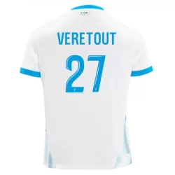 Olympique Marseille Veretout 27 Fotbollströja Hemma 2024/25 Olympique Marseille Veretout 27 Fotbollströja Hemma 2024/25