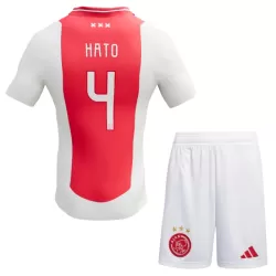 Ajax Amsterdam Jorrel Hato 4 Fotbollströja Barn Hemma 2024/25 Ajax Amsterdam Jorrel Hato 4 Fotbollströja Barn Hemma 2024/25