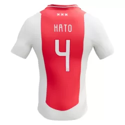 Ajax Amsterdam Jorrel Hato 4 Fotbollströja Hemma 2024/25 Ajax Amsterdam Jorrel Hato 4 Fotbollströja Hemma 2024/25