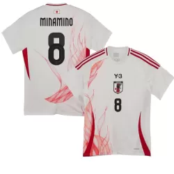 Japan Minamino 8 Fotbollströja Borta 2024/25 Japan Minamino 8 Fotbollströja Borta 2024/25