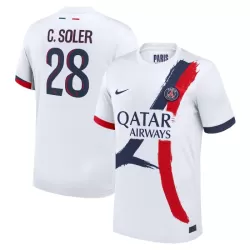 Paris Saint-Germain Carlos Soler 28 Fotbollströja Borta 2024/25 Paris Saint-Germain Carlos Soler 28 Fotbollströja Borta 2024/25