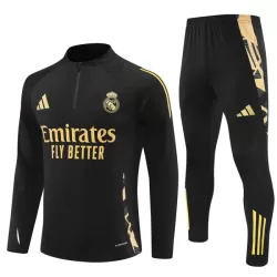 Real Madrid Träningströjasats Quarter-Zip 2024/25 Svart Real Madrid Träningströjasats Quarter-Zip 2024/25 Svart