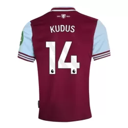 West Ham United Kudus 14 Fotbollströja Hemma 2024/25 West Ham United Kudus 14 Fotbollströja Hemma 2024/25