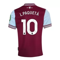 West Ham United L. Paqueta 10 Fotbollströja Hemma 2024/25 West Ham United L. Paqueta 10 Fotbollströja Hemma 2024/25