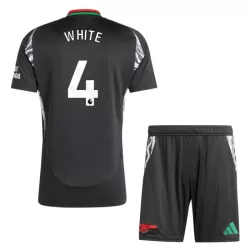Arsenal White 4 Fotbollströja Barn Borta 2024/25 Arsenal White 4 Fotbollströja Barn Borta 2024/25