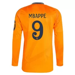Real Madrid Mbappé 9 Fotbollströja Borta 2024/25 Långärmad Real Madrid Mbappé 9 Fotbollströja Borta 2024/25 Långärmad