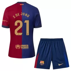 FC Barcelona Frenkie de Jong 21 Fotbollströja Barn Hemma 2024/25 FC Barcelona Frenkie de Jong 21 Fotbollströja Barn Hemma 2024/25