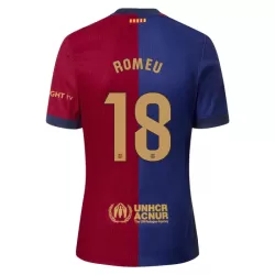FC Barcelona Romeu 18 Fotbollströja Hemma 2024/25 FC Barcelona Romeu 18 Fotbollströja Hemma 2024/25