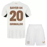 Bayer Leverkusen Alejandro Grimaldo 20 Fotbollströja Barn Borta 2024/25