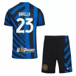 Inter Milan Barella 23 Fotbollströja Barn Hemma 2024/25