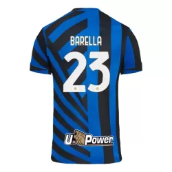 Inter Milan Barella 23 Fotbollströja Hemma 2024/25 Inter Milan Barella 23 Fotbollströja Hemma 2024/25