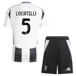 Juventus Locatelli 5 Fotbollströja Barn Hemma 2024/25 Juventus Locatelli 5 Fotbollströja Barn Hemma 2024/25