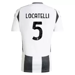 Juventus Locatelli 5 Fotbollströja Hemma 2024/25 Juventus Locatelli 5 Fotbollströja Hemma 2024/25