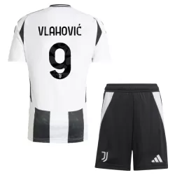 Juventus Vlahovic 9 Fotbollströja Barn Hemma 2024/25 Juventus Vlahovic 9 Fotbollströja Barn Hemma 2024/25