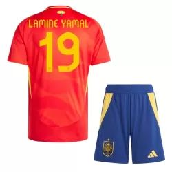 Spanien Lamine Yamal 19 Fotbollströja Barn Hemma EM 2024 Spanien Lamine Yamal 19 Fotbollströja Barn Hemma EM 2024