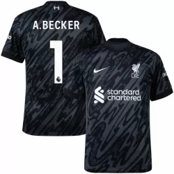 Liverpool A. Becker 1 Målvakt Fotbollströja 2024/25 Svart Liverpool A. Becker 1 Målvakt Fotbollströja 2024/25 Svart