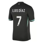 Liverpool Luis Díaz 7 Fotbollströja Borta 2024/25