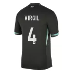 Liverpool Virgil 4 Fotbollströja Borta 2024/25