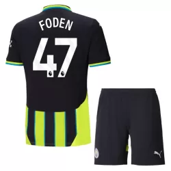 Manchester City Foden 47 Fotbollströja Barn Borta 2024/25 Manchester City Foden 47 Fotbollströja Barn Borta 2024/25