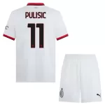 AC Milan Pulisic 11 Fotbollströja Barn Borta 2024/25