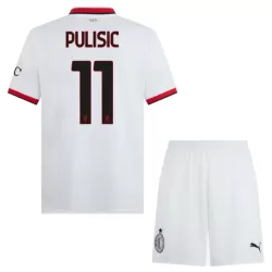 AC Milan Pulisic 11 Fotbollströja Barn Borta 2024/25 AC Milan Pulisic 11 Fotbollströja Barn Borta 2024/25