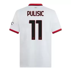 AC Milan Pulisic 11 Fotbollströja Borta 2024/25 AC Milan Pulisic 11 Fotbollströja Borta 2024/25