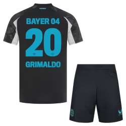 Bayer Leverkusen Alejandro Grimaldo 20 Fotbollströja Barn Tredje 2024/25 Bayer Leverkusen Alejandro Grimaldo 20 Fotbollströja Barn Tredje 2024/25