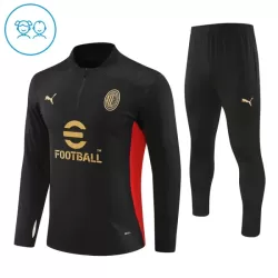 AC Milan Träningströjasats Quarter-Zip Barn 2024/25 Svart AC Milan Träningströjasats Quarter-Zip Barn 2024/25 Svart