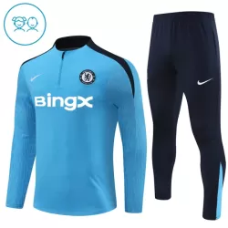 Chelsea Träningströjasats Quarter-Zip Barn 2024/25 Blå Chelsea Träningströjasats Quarter-Zip Barn 2024/25 Blå