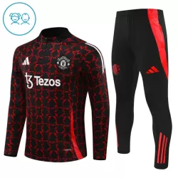 Manchester United Träningströjasats Quarter-Zip Barn 2024/25 Svart Manchester United Träningströjasats Quarter-Zip Barn 2024/25 Svart