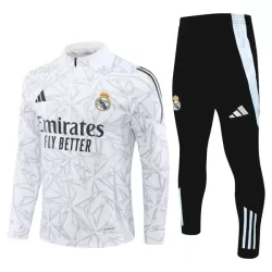 Real Madrid Träningströjasats Quarter-Zip 2024/25 Vit Real Madrid Träningströjasats Quarter-Zip 2024/25 Vit