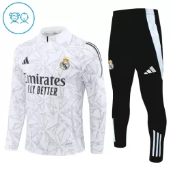 Real Madrid Träningströjasats Quarter-Zip Barn 2024/25 Vit Real Madrid Träningströjasats Quarter-Zip Barn 2024/25 Vit