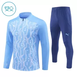 Manchester City Träningströjasats Quarter-Zip Barn 2024/25 Blå Manchester City Träningströjasats Quarter-Zip Barn 2024/25 Blå