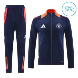 Manchester United Träningsjacka kostymer Barn 2024/25 Navy Manchester United Träningsjacka kostymer Barn 2024/25 Navy