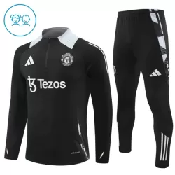 Manchester United Träningströjasats Quarter-Zip Barn 2024/25 Svart Manchester United Träningströjasats Quarter-Zip Barn 2024/25 Svart