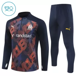 Olympique Marseille Träningströjasats Quarter-Zip Barn 2024/25 Navy Olympique Marseille Träningströjasats Quarter-Zip Barn 2024/25 Navy