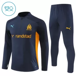 Olympique Marseille Träningströjasats Quarter-Zip Barn 2024/25 Navy Olympique Marseille Träningströjasats Quarter-Zip Barn 2024/25 Navy