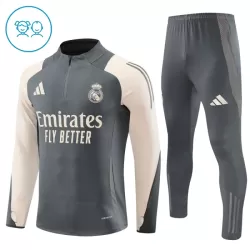 Real Madrid Träningströjasats Quarter-Zip Barn 2024/25 Grå Real Madrid Träningströjasats Quarter-Zip Barn 2024/25 Grå