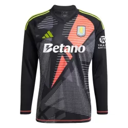 Aston Villa Målvakt Fotbollströja 2024/25 Svart Långärmad Aston Villa Målvakt Fotbollströja 2024/25 Svart Långärmad