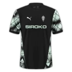 Sporting Gijon Fotbollströja Borta 2024/25 Sporting Gijon Fotbollströja Borta 2024/25