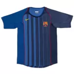 Barcelona 2004-05 Fotbollströja Borta Retro