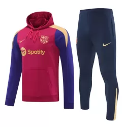 Barcelona Hoodie Träningströjasats 2024/25 Röd Barcelona Hoodie Träningströjasats 2024/25 Röd
